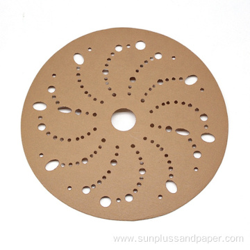 Round Sanding Abrasives Gold Sandpaper Discs